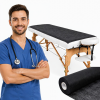 Podkład włókninowy PREMIUM prześcieradło z włókniny w rolce czarny 60cm x 50m